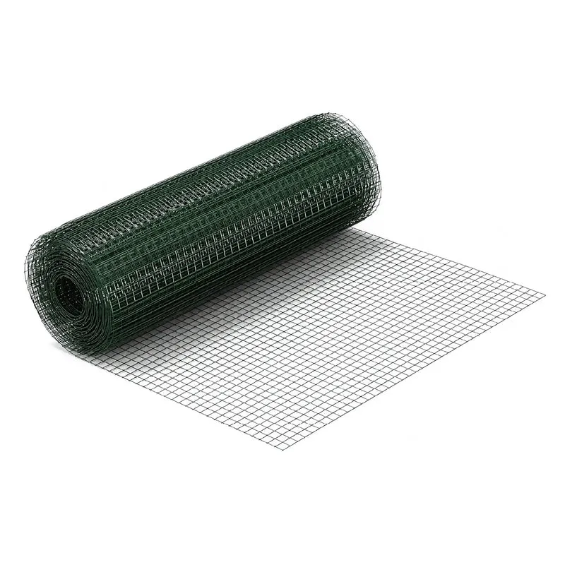 Rete Metallica Verde Rivestita in PVC Maglia Quadrata 12x12 mm Il Gruppone