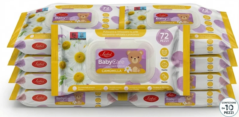 Liabel 720 Pezzi Salviettine Baby Care Camomilla