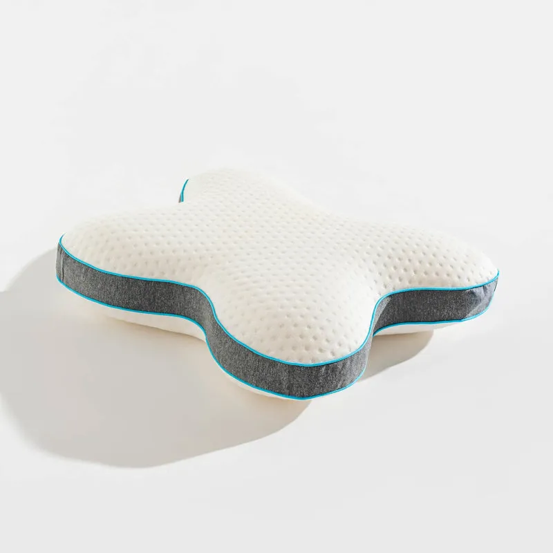 Cuscino Cervicale Ergonomico in Memory Foam a Forma di Farfalla con Rivestimento Sfoderabile Il Gruppone