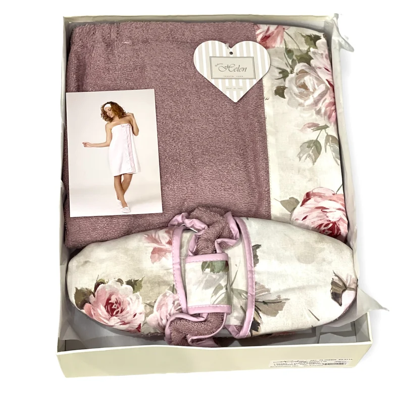 Set 3 pezzi da bagno linea HELEN