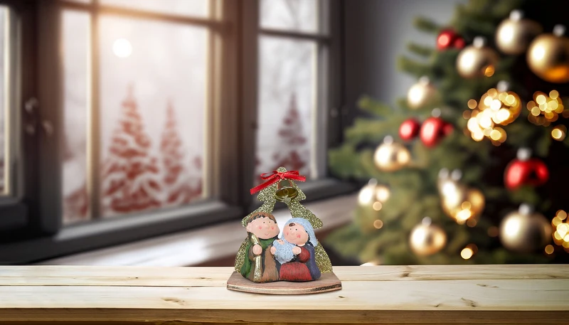 Presepe In Terracotta Statuine Sacra Famiglia Decorate Dipinte A Mano Il Gruppone