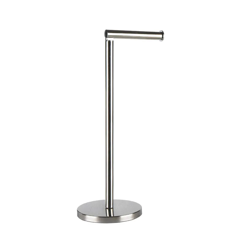 Piantana Portarotolo con Scopino in Metallo Antiruggine Design Moderno Il Gruppone