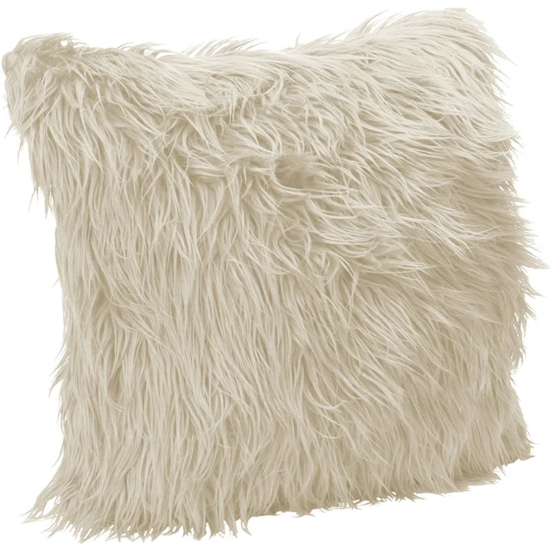 Fodera Cuscino Decorativo in Pelliccia Morbida 45x45 cm con Zip Il Gruppone