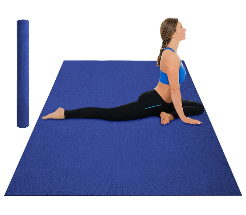 Tappeto Per Esercizi Grande Extra Large 120 x 180 Cm Antiscivolo Resistente Tappetino Allenamento Casa Palestra Materassino Fitness Pilates Yoga In Pvc Arrotolabile Facile Trasporto