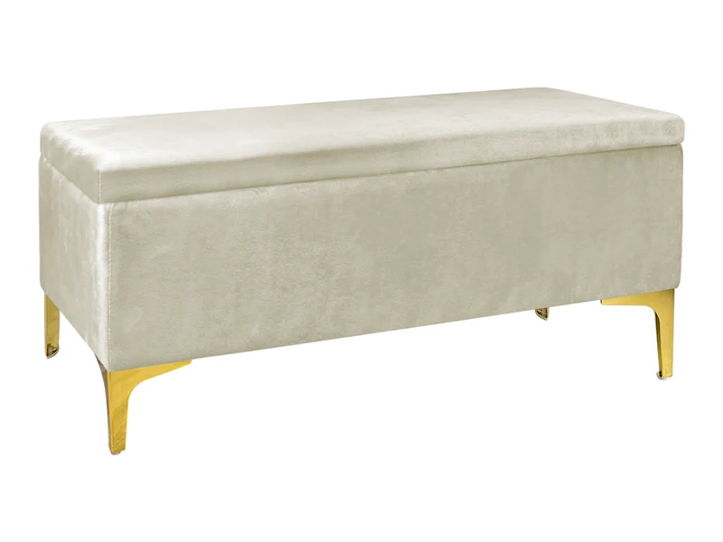 Pouf Panca Imbottita Divanetto In Velluto Contenitore Porta Oggetti Panca Sgabello il Gruppone