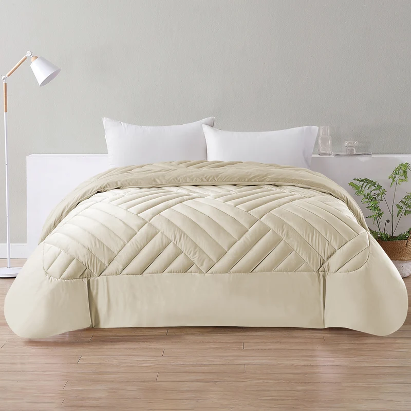 Trapunta Matrimoniale in Velluto Elegante Invernale Effetto Piuma 580 g/mq Duck Friendly Il Gruppone