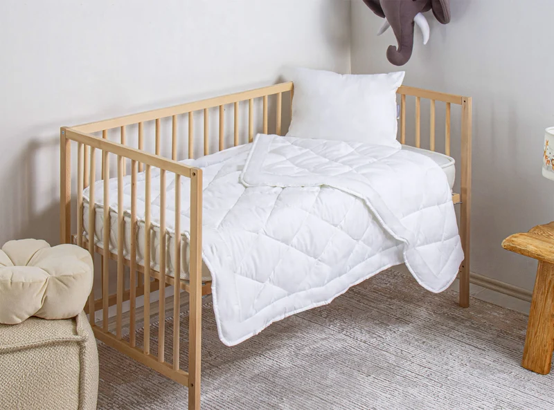 Piumino Lettino Bambino 110x125 cm Anallergico Traspirante Antiacaro 4 Stagioni Il Gruppone