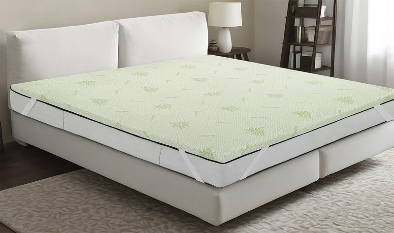 Topper Memory Aloe Vera ad Alta Densità Sfoderabile e Lavabile Made in Italy