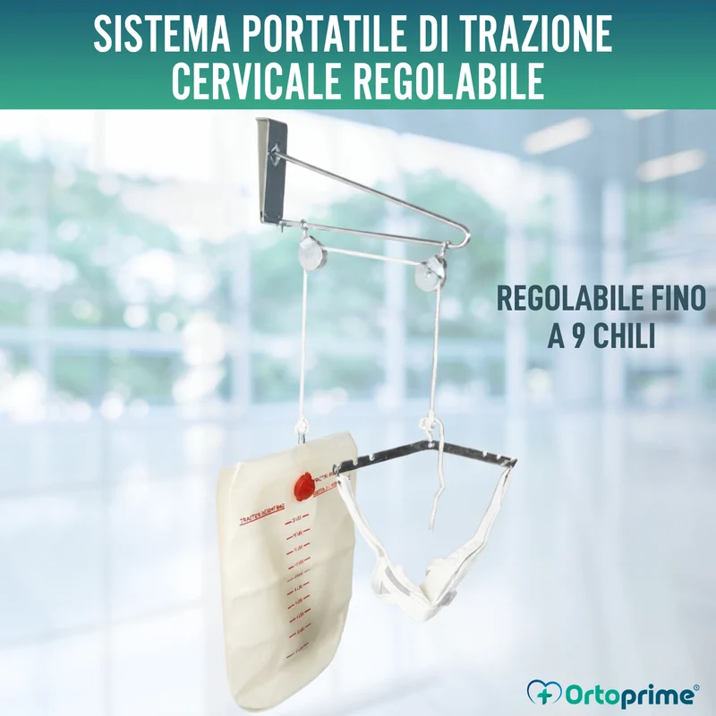 Puleggia Portatile per Trazione Cervicale