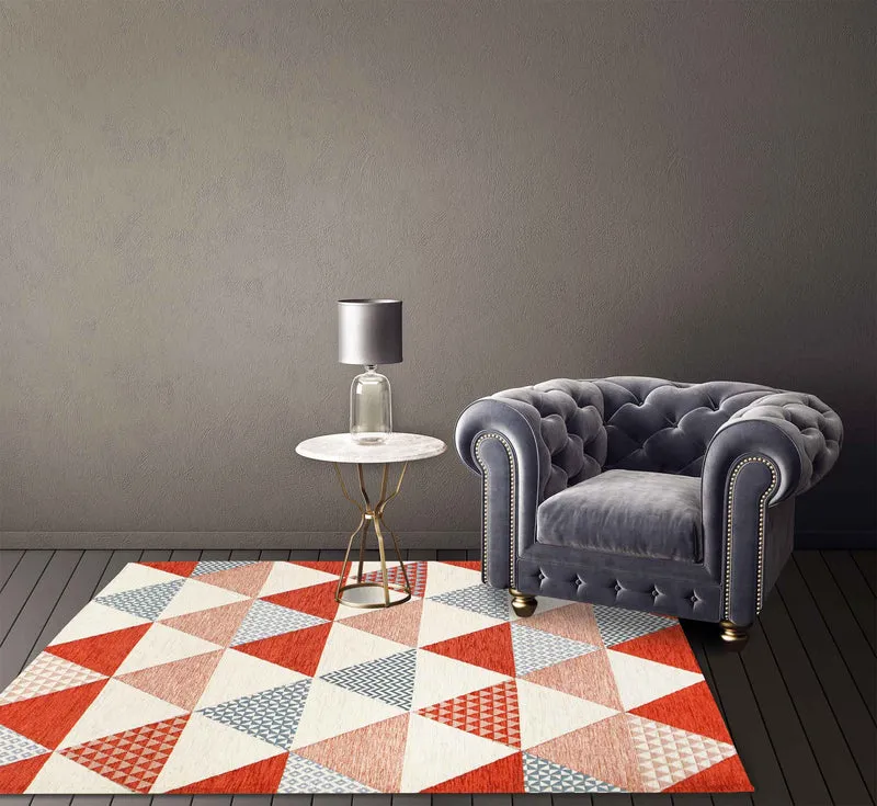 Tappeto Arredo Moderno Antiscivolo in Ciniglia Made in italy Cotone Il Gruppone