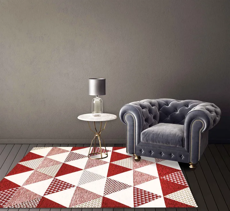 Tappeto Arredo Moderno Antiscivolo in Ciniglia Made in italy Cotone Il Gruppone