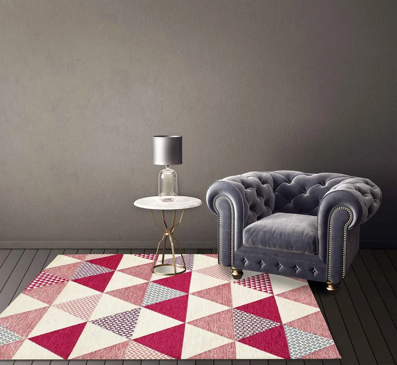 Tappeto Arredo Moderno Antiscivolo in Ciniglia Made in italy Cotone Il Gruppone