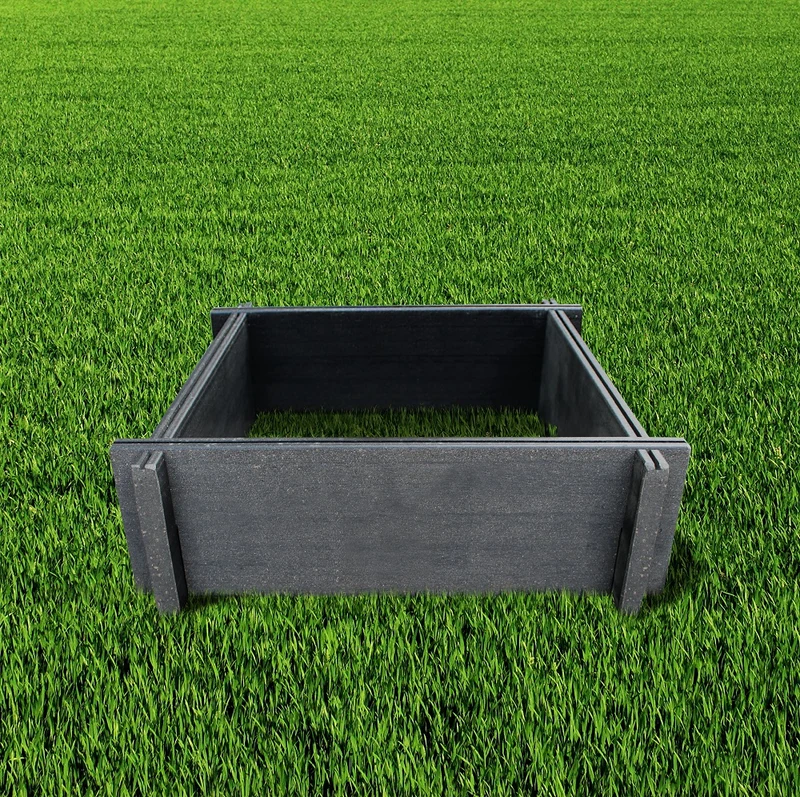 Fioriera vaso porta fiori componibile 40 x 40 x 12.5 Made in italy in WPC da balcone, terrazzi o ambienti esterni disponibile in 2 colori