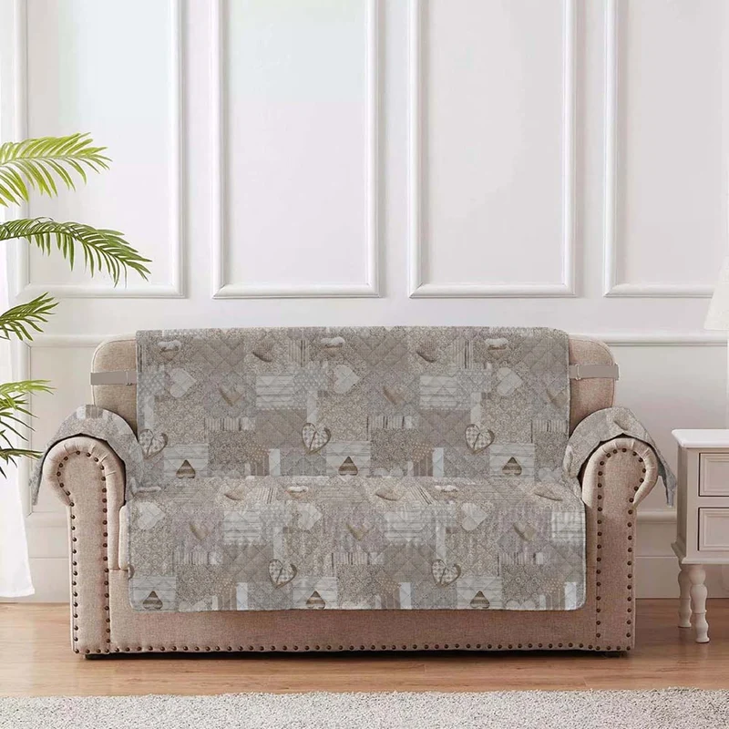 Copridivano Trapuntato Double Face Reversibile Fantasia Shabby Il Gruppone