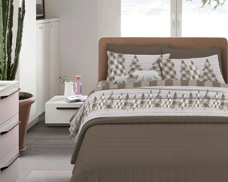 Completo Letto in Flanella Calda e Morbida Anti-Pilling Il Gruppone