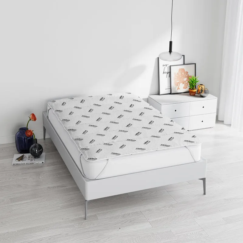 Topper Trapuntato al Carbonio Anallergico con Fasce Elastiche Traspirante Il Gruppone